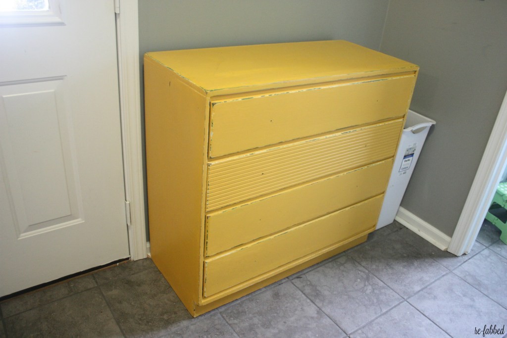 This Sad Yellow Dresser Gets A Happy Makeover With Chalk Paint