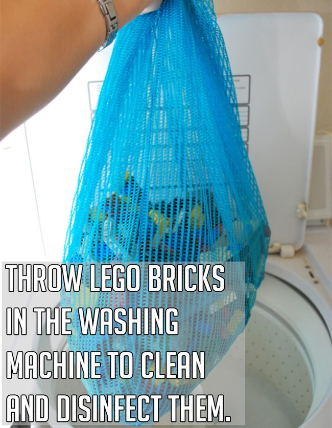 legos in washer