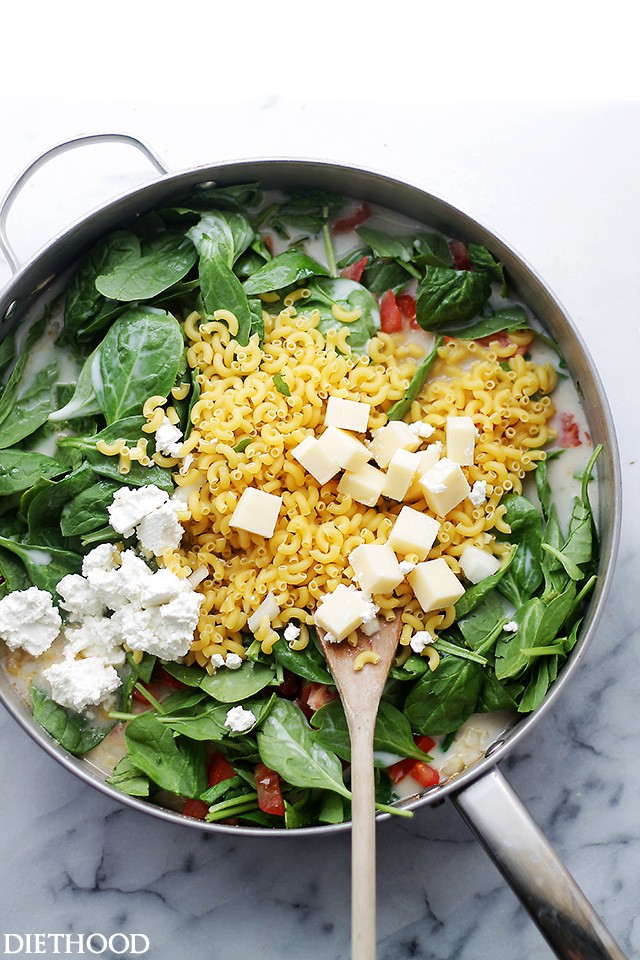 One-Pot-Spinach-Macaroni