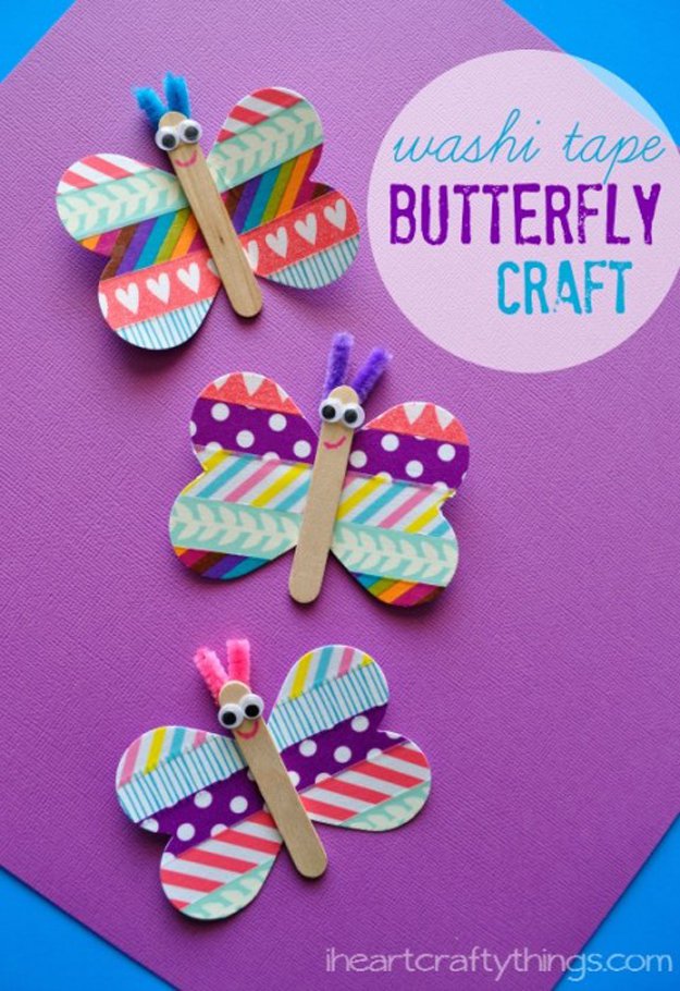 100-Creative-Ways-to-Use-Washi-Tape-Butterfly-Crafts