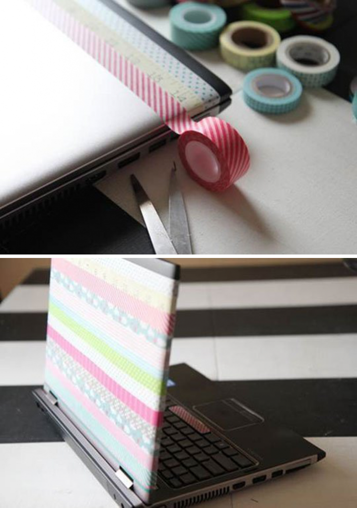 100-Creative-Ways-to-Use-Washi-Tape-Laptop-Cover