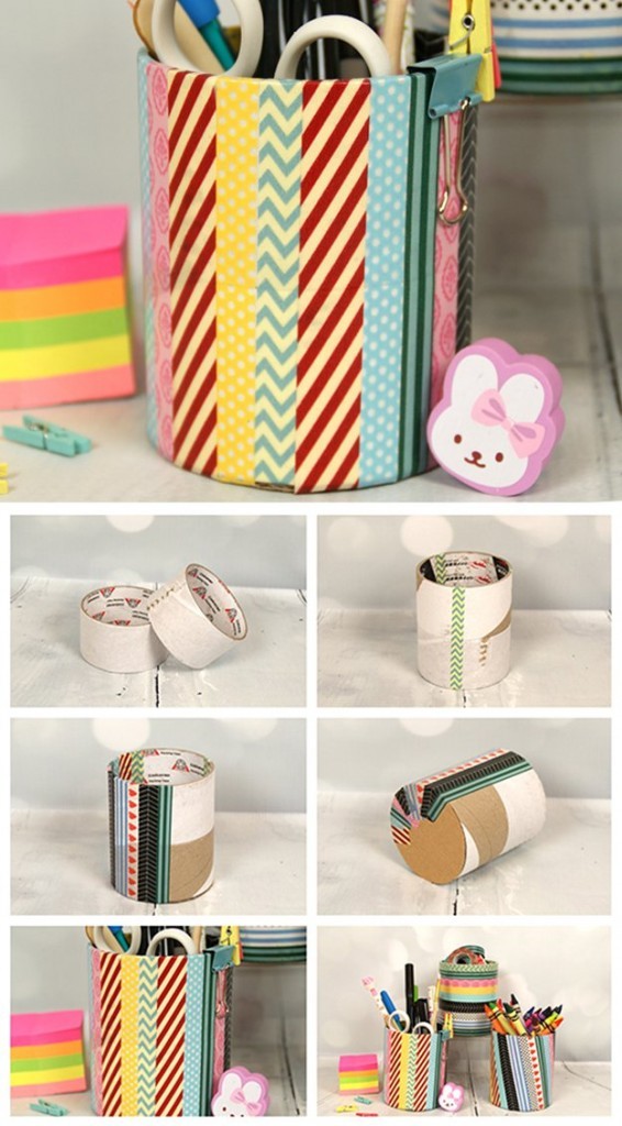 100-Creative-Ways-to-Use-Washi-Tape-Pencil-Pot