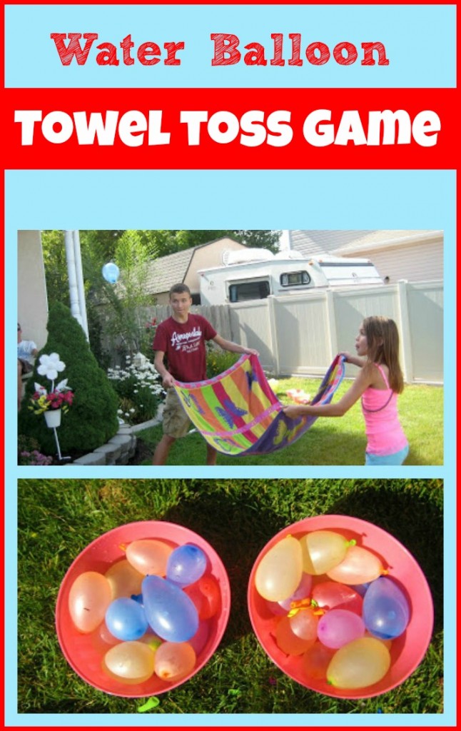 Water Balloon Towel Toss Game