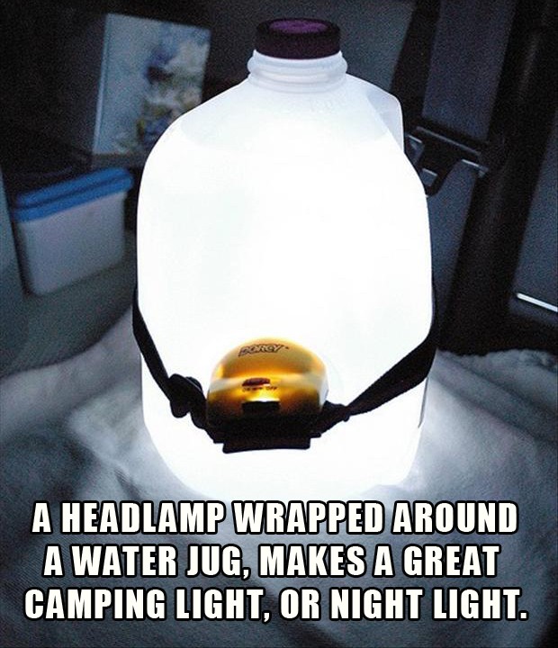 A-headlamp-around-a-gallon-of-water