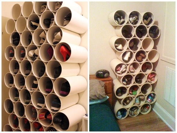 DIY-Shoe-Rack-From-PVC