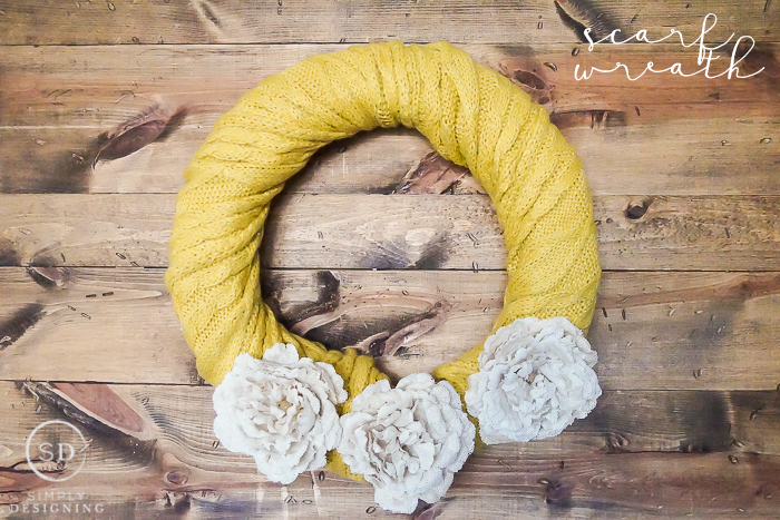 DIY-Scarf-Wreath