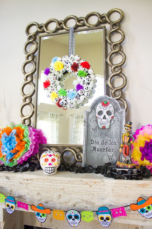 day-of-the-dead-mantel-decor-ideas-2